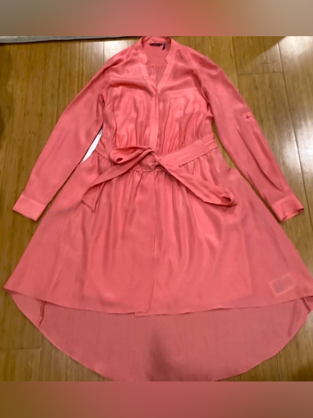 WOMANS Marciano pink wrapped dress sized XS